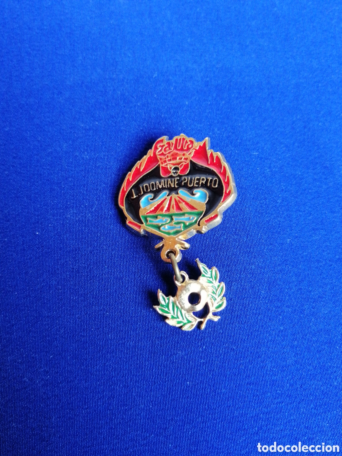 Pin's de collection: FALLA DOCTOR J.J.DOMINE - PUERTO N&Uacute;MERO COMISION 226 INSIGNIA DE ALFILER