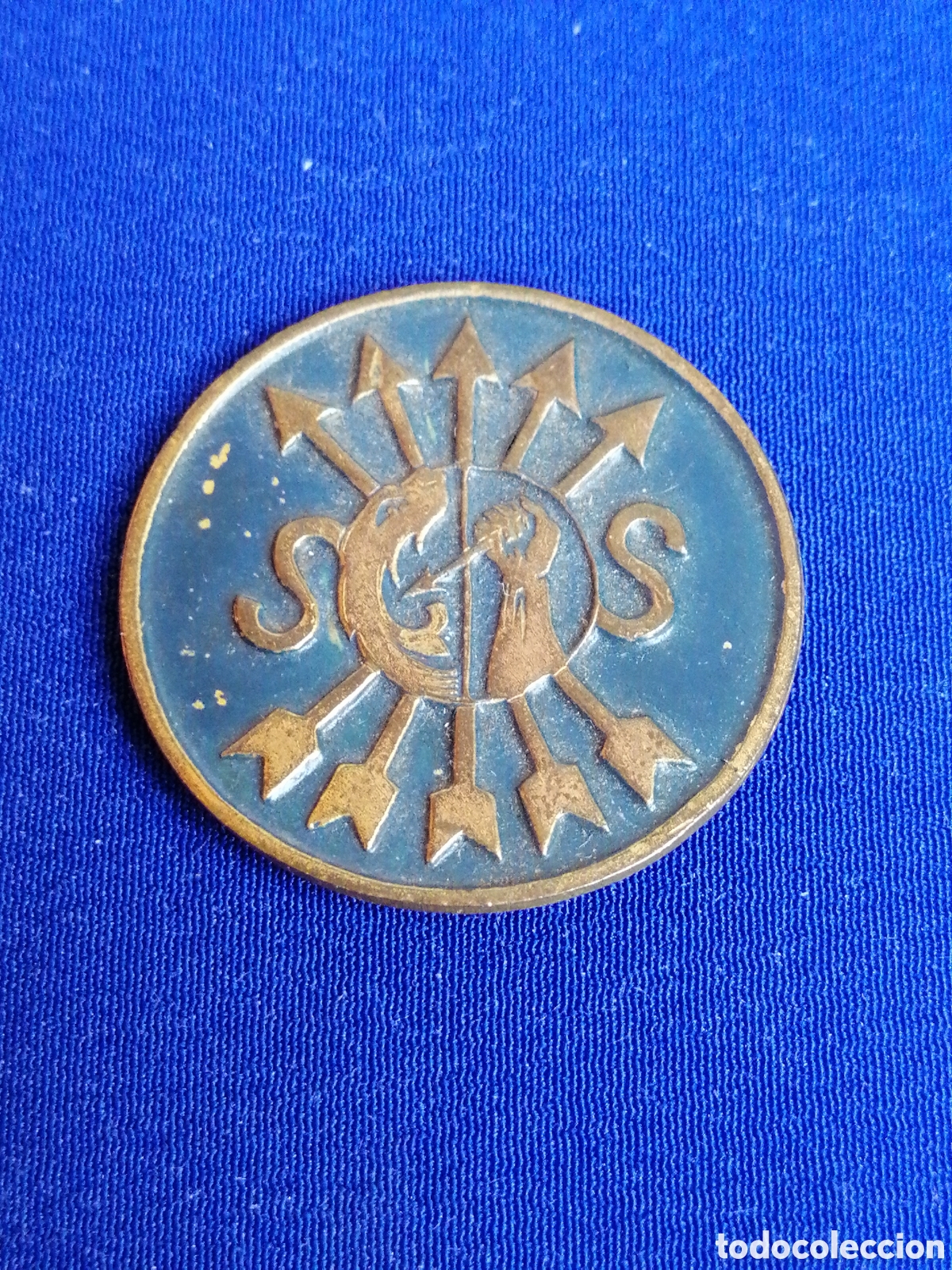 Pins e Spille di collezione: SERVICIO SOCIAL FALANGE ESPA&Ntilde;OLA (DEFECTUOSO )