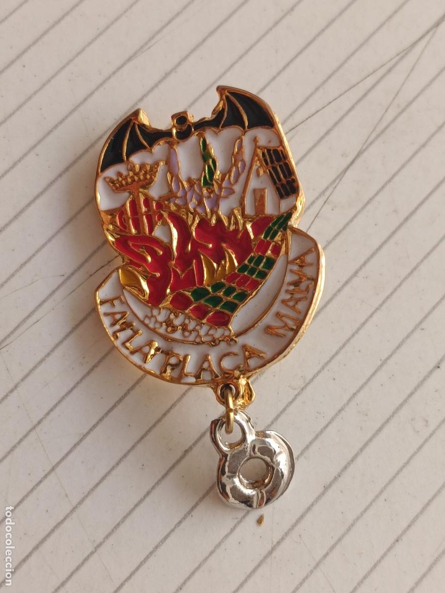 Pins de colecci&oacute;n: Fallas de Valencia. Insignia falla Plaza Malv&aacute;