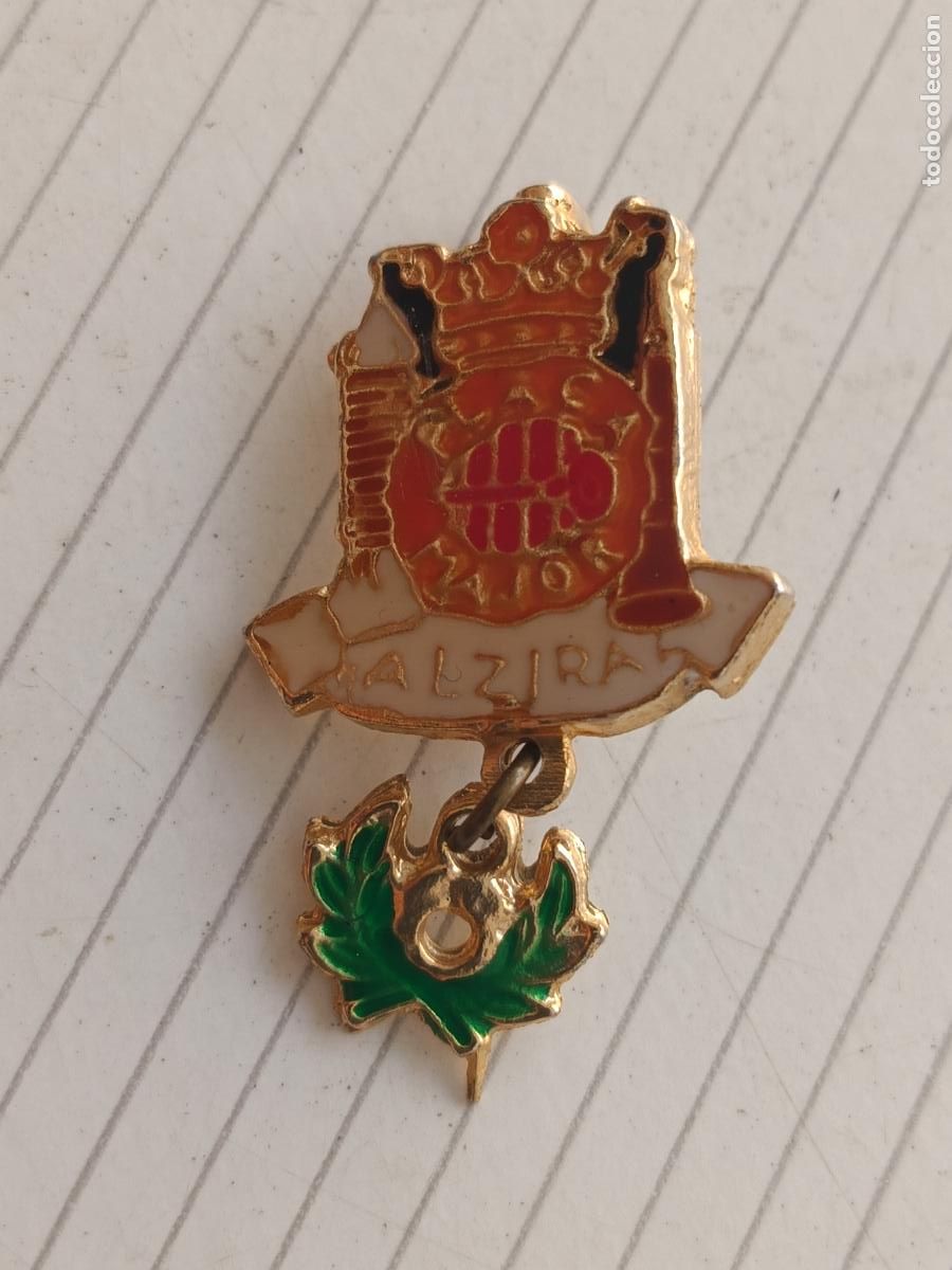 Pins de colecci&oacute;n: Fallas de Valencia. Insignia falla Plaza Major de Alzira