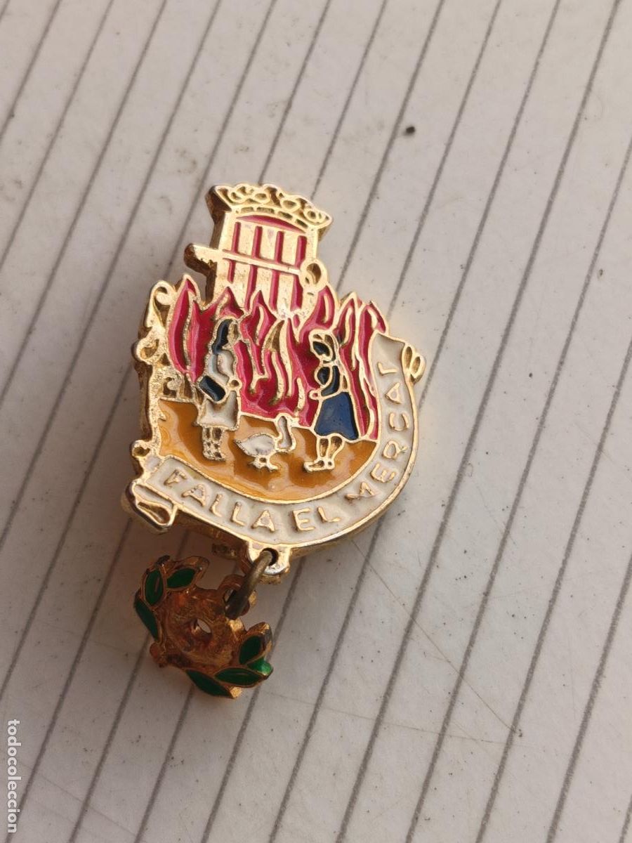 Pins de colecci&oacute;n: Fallas de Valencia. Insignia falla El Mercat