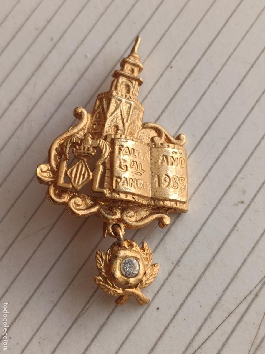 Pins de colecci&oacute;n: Fallas de Valencia. Insignia falla General Pando 1985