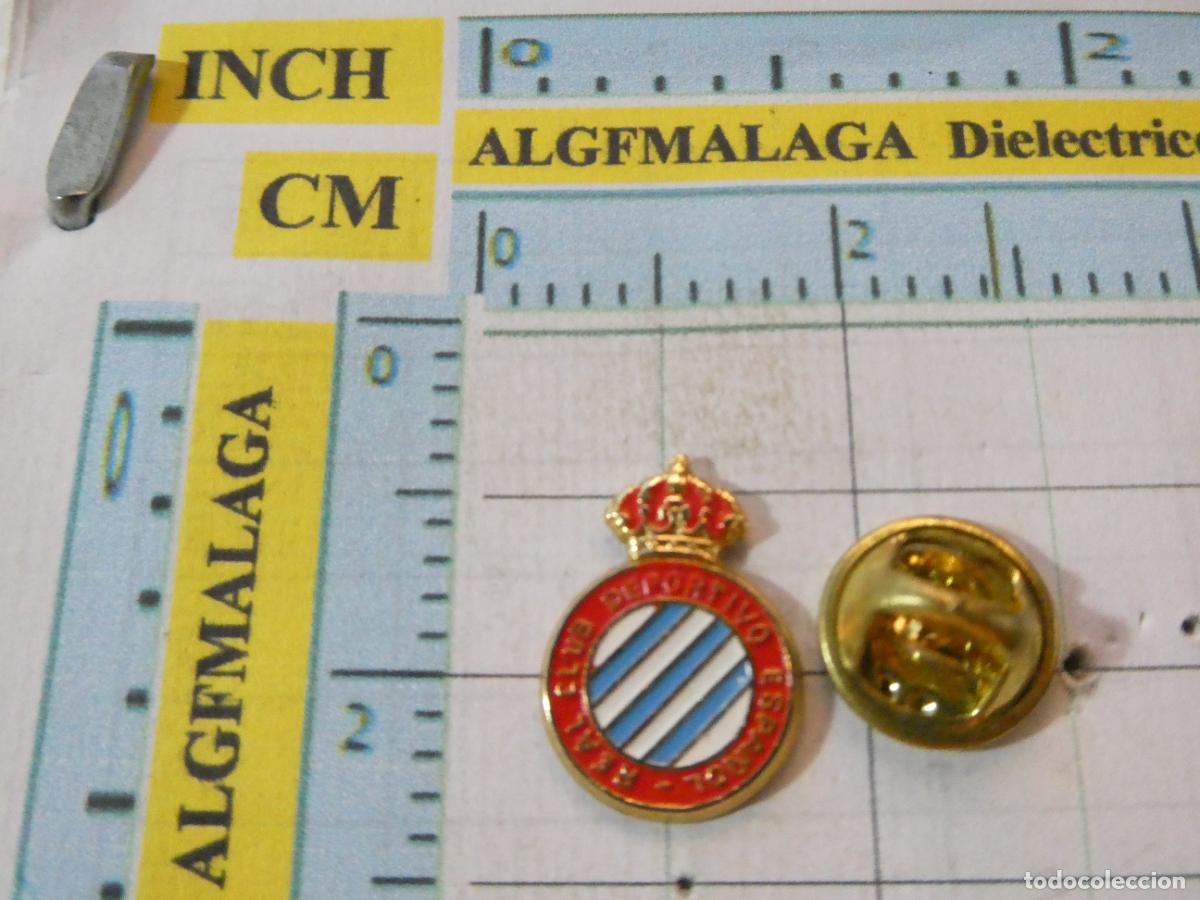 Pins de colecci&oacute;n: PIN DE DEPORTES. F&Uacute;TBOL. REAL CLUB DEPORTIVO ESPA&Ntilde;OL. ESCUDO EQUIPO