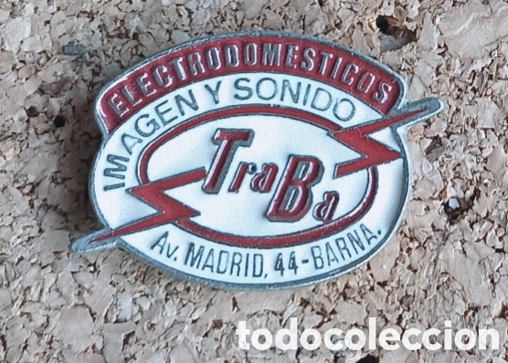 Pins de colecci&oacute;n: PIN TIENDA ELECTRODOM&Eacute;STICOS IMAGEN Y SONIDO TRABA- BARCELONA