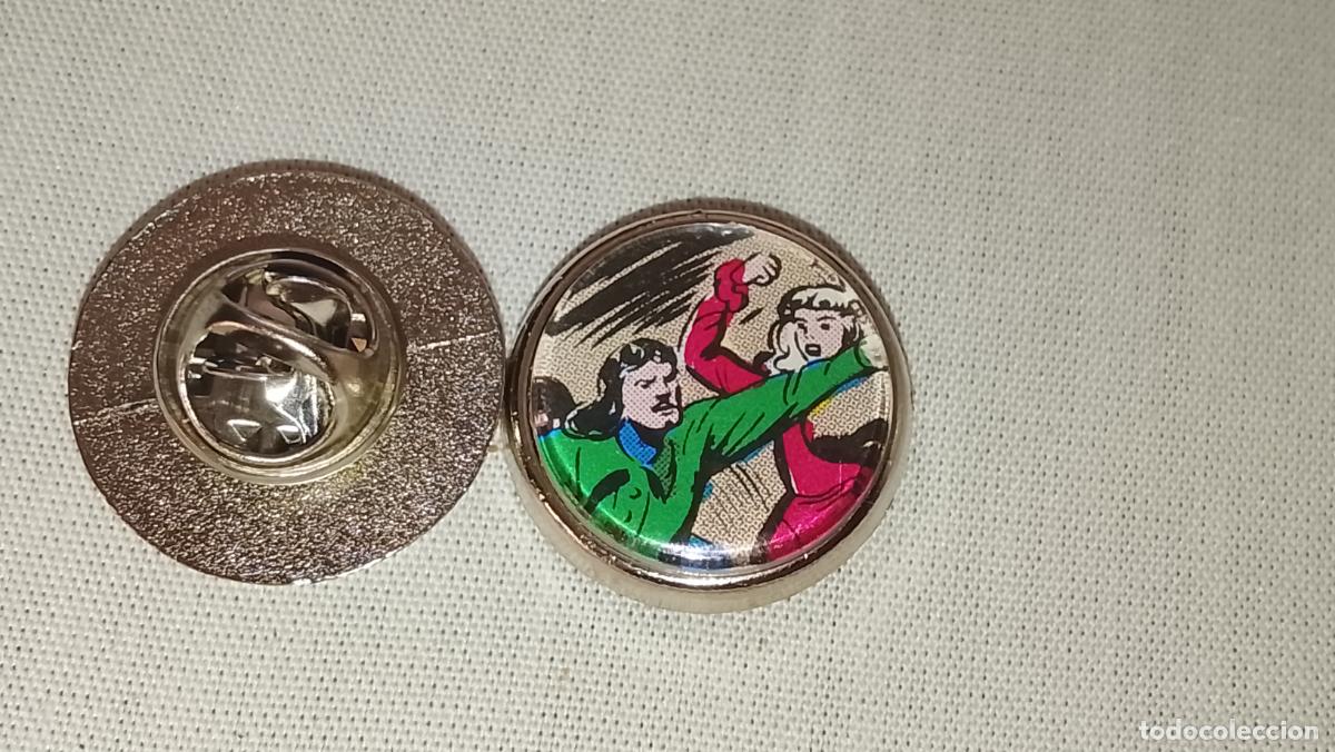 Pins de cole&ccedil;&atilde;o: pin metal REDONDO - EL ESPADACHIN ENMASCARADO COMIC