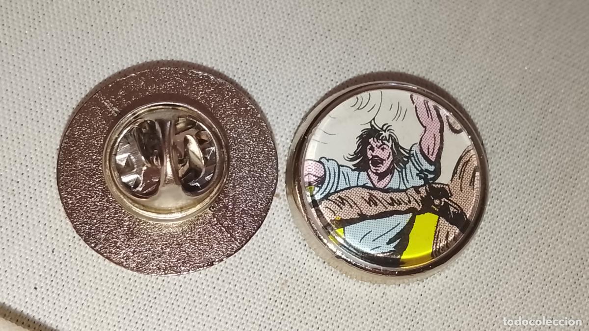 Pins de colecci&oacute;n: pin metal REDONDO - EL ESPADACHIN ENMASCARADO COMIC PIRATAS ESCLAVOS Y CASTIGO MALVADO