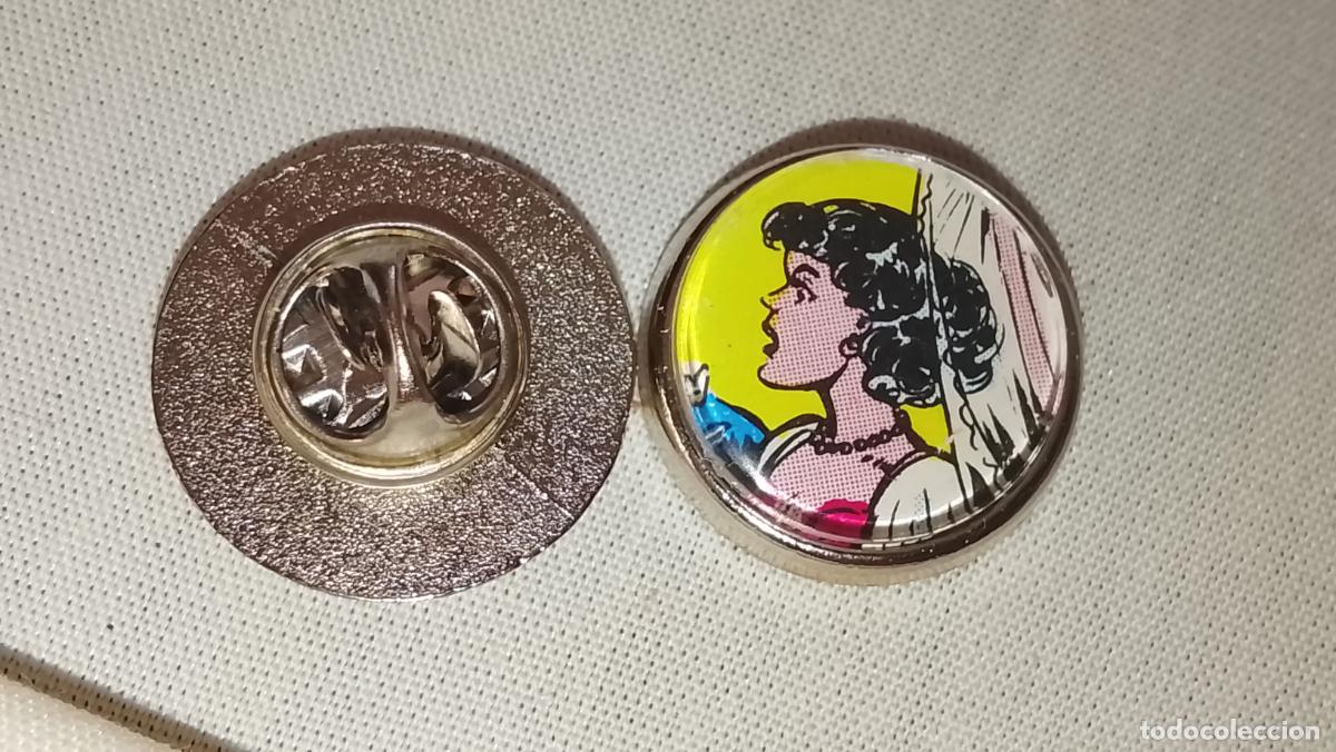 Pins de colecci&oacute;n: pin metal REDONDO - EL ESPADACHIN ENMASCARADO COMIC PIRATAS ESCLAVOS Y CASTIGO MALVADO