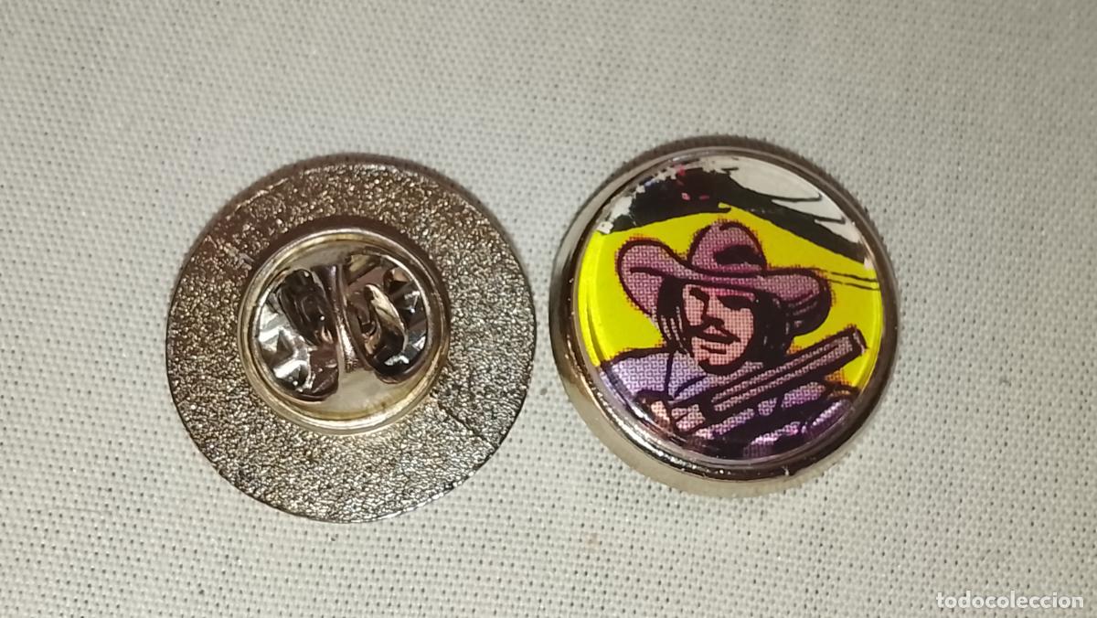 Pins de colecci&oacute;n: pin metal REDONDO - EL ESPADACHIN ENMASCARADO COMIC PIRATAS ESCLAVOS Y CASTIGO MALVADO