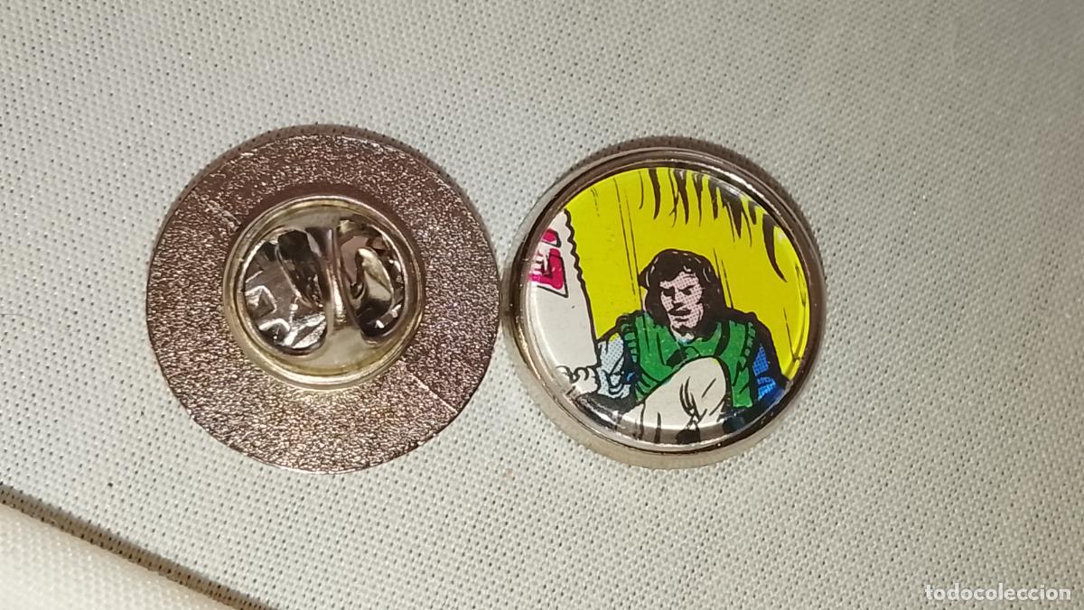 Pins de colecci&oacute;n: pin metal REDONDO - EL ESPADACHIN ENMASCARADO COMIC PIRATAS ESCLAVOS Y CASTIGO MALVADO