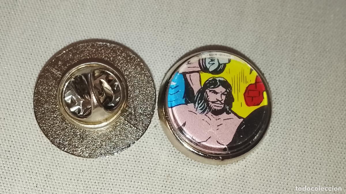 Pins de colecci&oacute;n: pin metal REDONDO - EL ESPADACHIN ENMASCARADO COMIC PIRATAS ESCLAVOS Y CASTIGO MALVADO