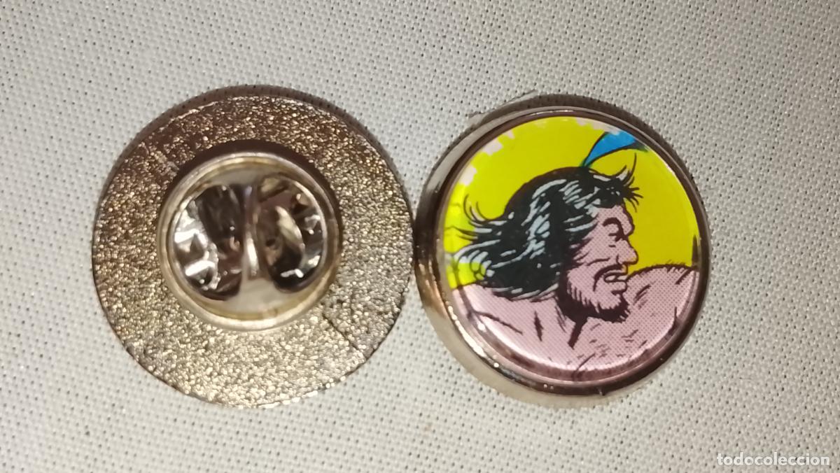 Pins de colecci&oacute;n: pin metal REDONDO - EL ESPADACHIN ENMASCARADO COMIC PIRATAS ESCLAVOS Y CASTIGO MALVADO