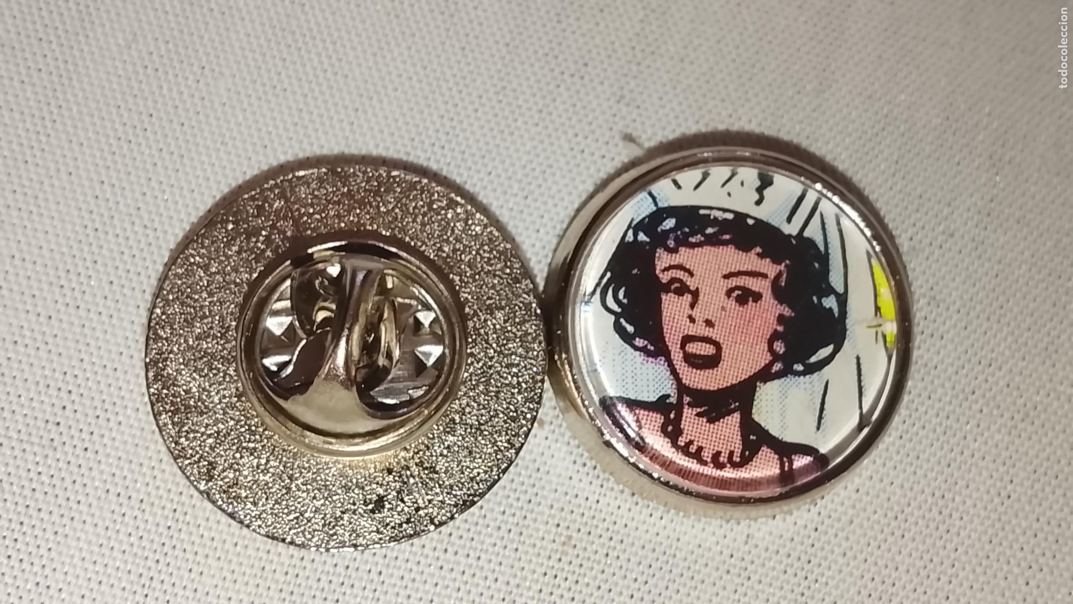 Pins de colecci&oacute;n: pin metal REDONDO - EL ESPADACHIN ENMASCARADO COMIC PIRATAS ESCLAVOS Y CASTIGO MALVADO