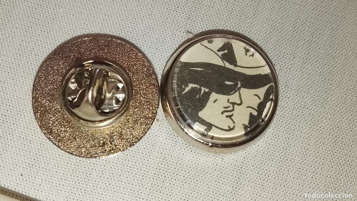 Pins de colecci&oacute;n: pin metal REDONDO - EL ESPADACHIN ENMASCARADO COMIC PIRATAS ESCLAVOS Y CASTIGO MALVADO