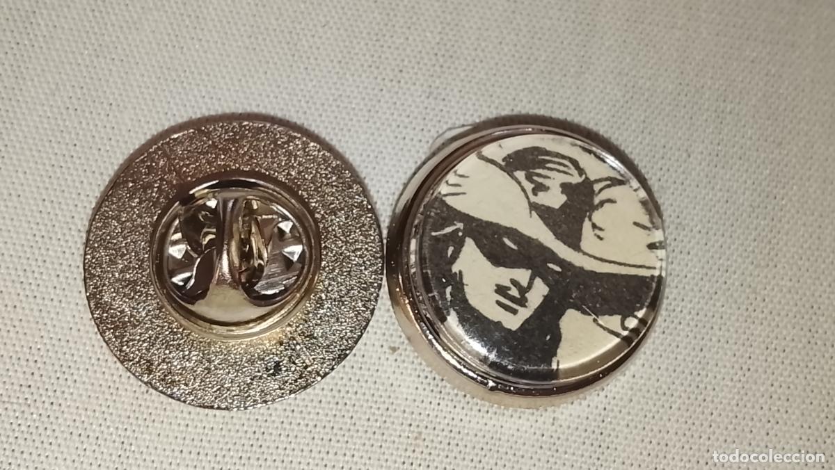 Pins de colecci&oacute;n: pin metal REDONDO - EL ESPADACHIN ENMASCARADO COMIC PIRATAS ESCLAVOS Y CASTIGO MALVADO