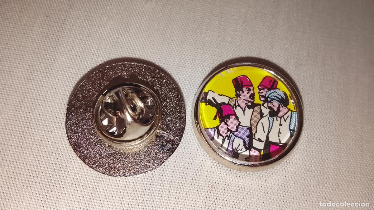 Pins de colecci&oacute;n: pin metal REDONDO - ROBERTO ALCAZAR Y PEDRIN CONTRA EL HOMBRE DIABOLICO A BORDO DEL ORIENTE