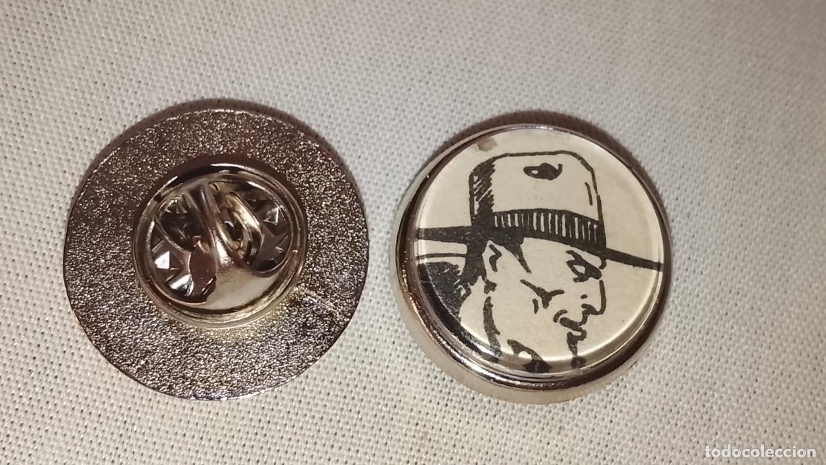 Pins de colecci&oacute;n: pin metal REDONDO - ROBERTO ALCAZAR Y PEDRIN CONTRA EL HOMBRE DIABOLICO A BORDO DEL ORIENTE