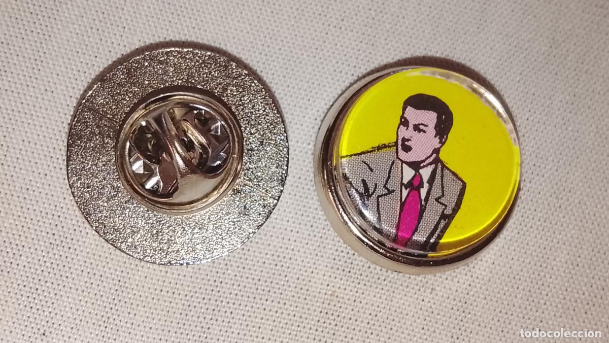 Pins de colecci&oacute;n: pin metal REDONDO - ROBERTO ALCAZAR Y PEDRIN CONTRA EL HOMBRE DIABOLICO A BORDO DEL ORIENTE