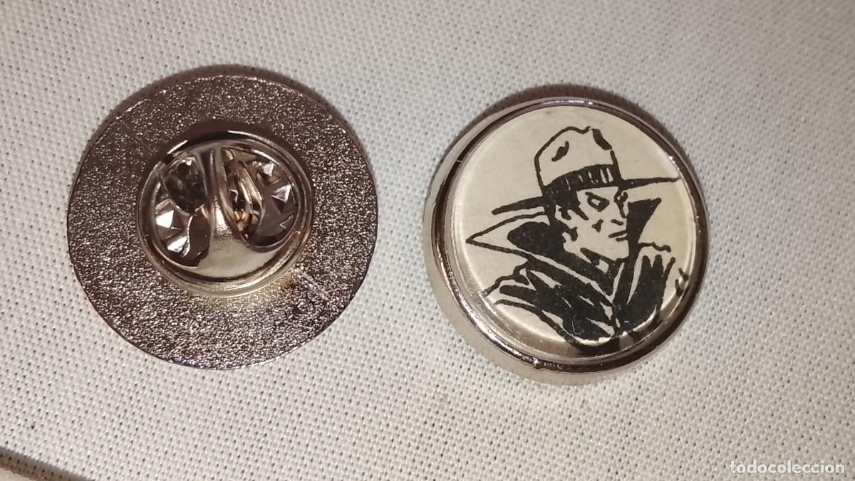 Pins de colecci&oacute;n: pin metal REDONDO - ROBERTO ALCAZAR Y PEDRIN CONTRA EL HOMBRE DIABOLICO A BORDO DEL ORIENTE