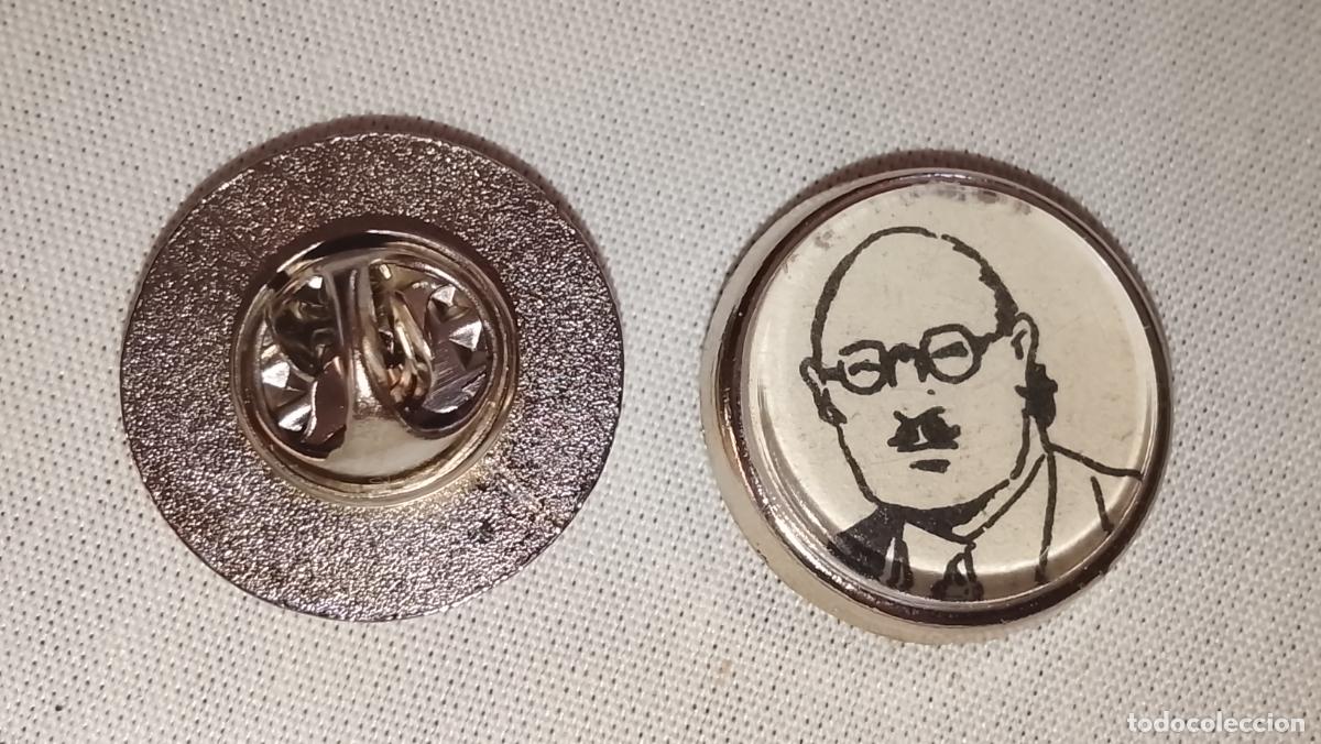 Pins de colecci&oacute;n: pin metal REDONDO - ROBERTO ALCAZAR Y PEDRIN CONTRA EL HOMBRE DIABOLICO A BORDO DEL ORIENTE