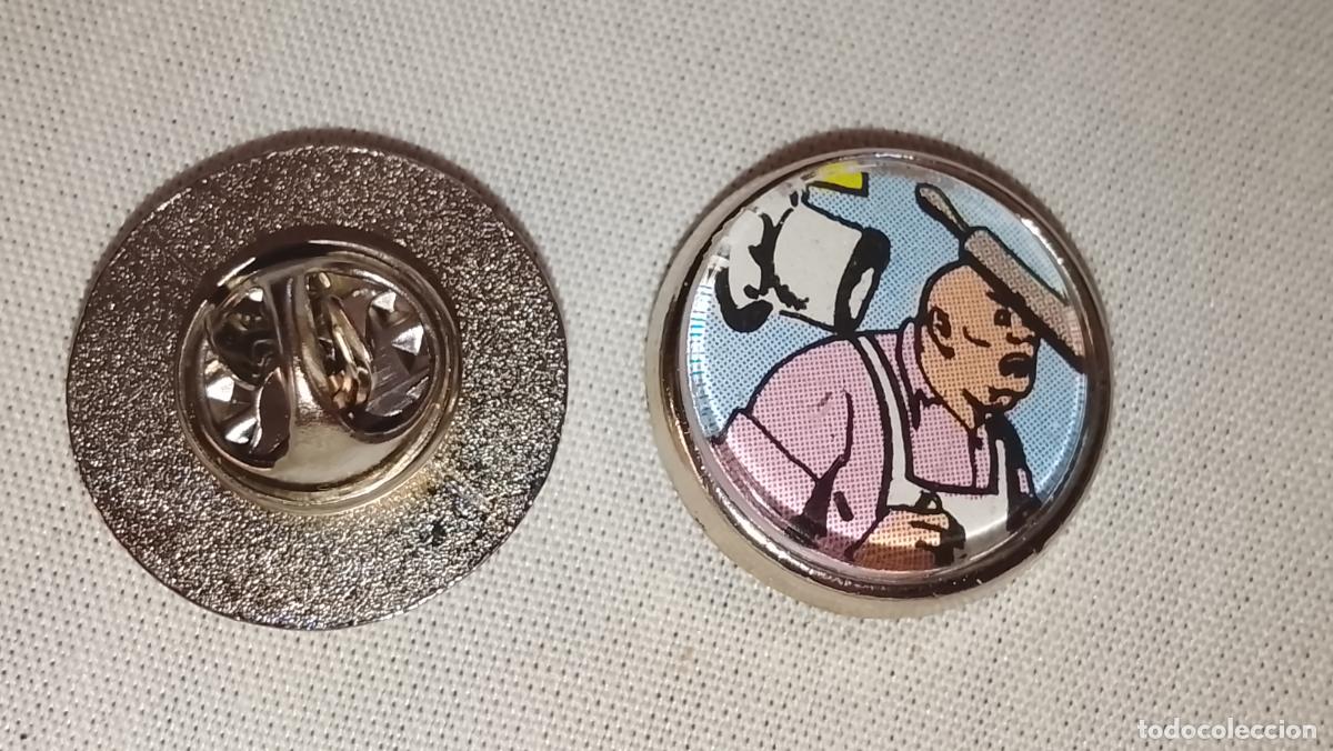 Pins de colecci&oacute;n: pin metal REDONDO - ROBERTO ALCAZAR Y PEDRIN CONTRA EL HOMBRE DIABOLICO A BORDO DEL ORIENTE