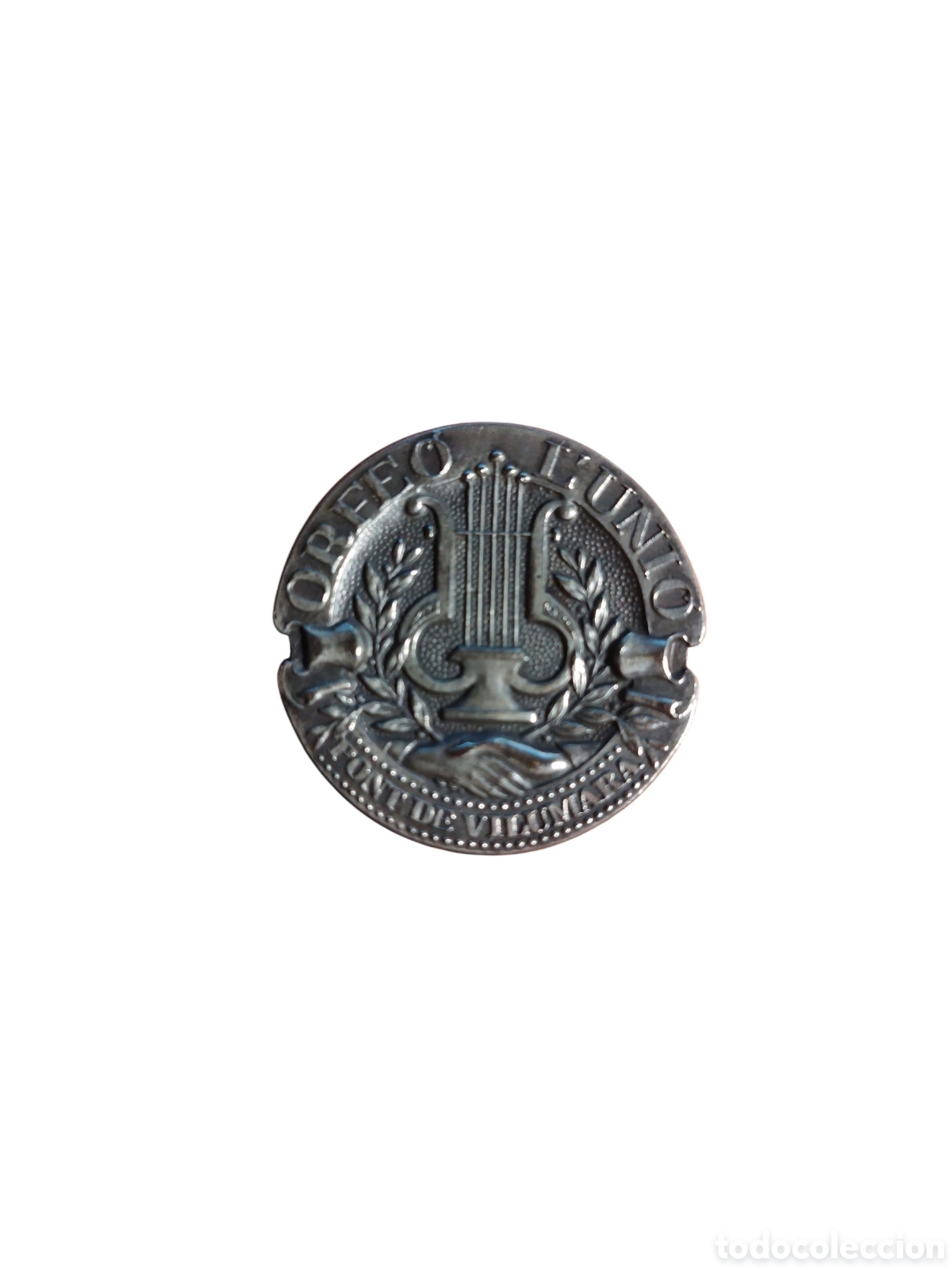 Pins de colecci&oacute;n: INSIGNIA O MEDALLA DE SOLAPA ORFE&Oacute; L' UNI&Oacute; PONT DE VILOMARA
