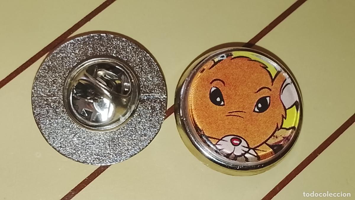 Pins de colecci&oacute;n: pin metal REDONDO - PERSONAJES DE LA SERIE DAVID EL GNOMO , LISA Y SU FAMILIA