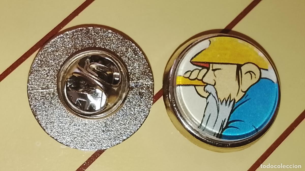 Pins de colecci&oacute;n: pin metal REDONDO - PERSONAJES DE LA SERIE DAVID EL GNOMO , LISA Y SU FAMILIA