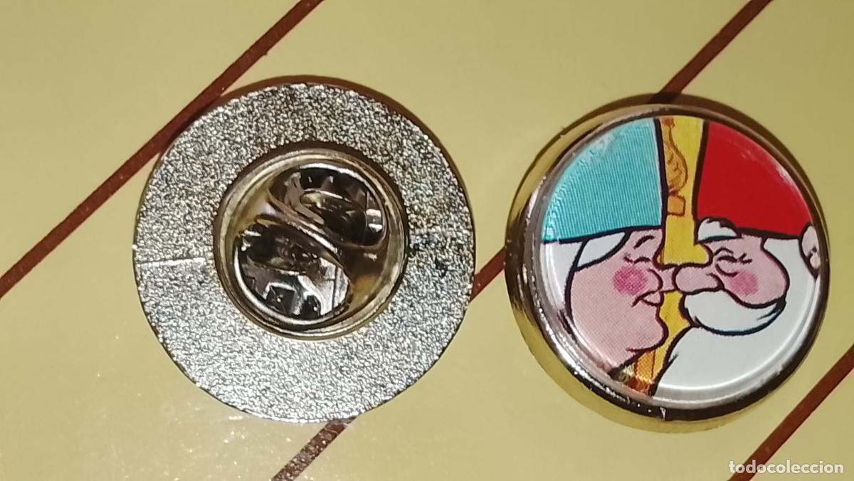 Pins de colecci&oacute;n: pin metal REDONDO - PERSONAJES DE LA SERIE DAVID EL GNOMO , LISA Y SU FAMILIA