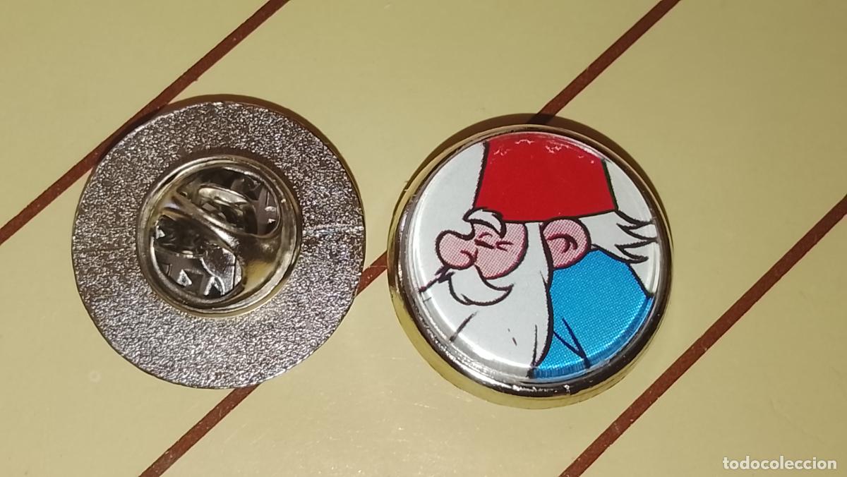 Pins de colecci&oacute;n: pin metal REDONDO - PERSONAJES DE LA SERIE DAVID EL GNOMO , LISA Y SU FAMILIA