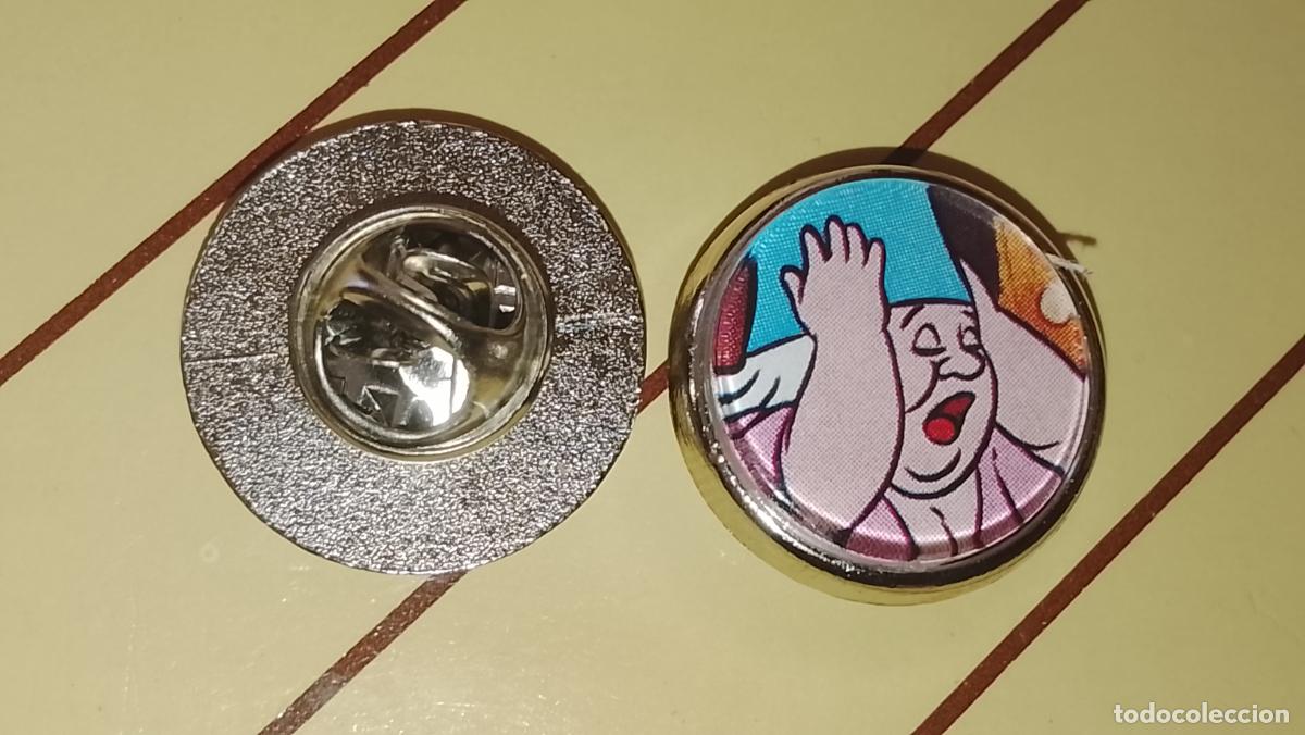 Pins de colecci&oacute;n: pin metal REDONDO - PERSONAJES DE LA SERIE DAVID EL GNOMO , LISA Y SU FAMILIA