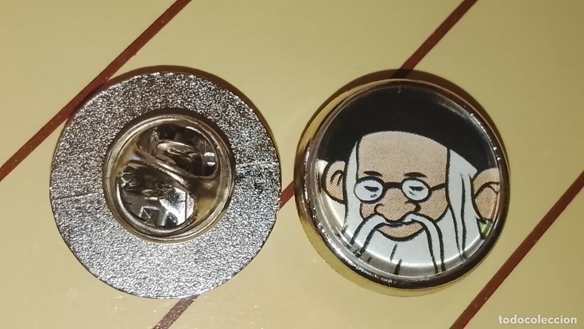 Pins de colecci&oacute;n: pin metal REDONDO - PERSONAJES DE LA SERIE DAVID EL GNOMO , LISA Y SU FAMILIA