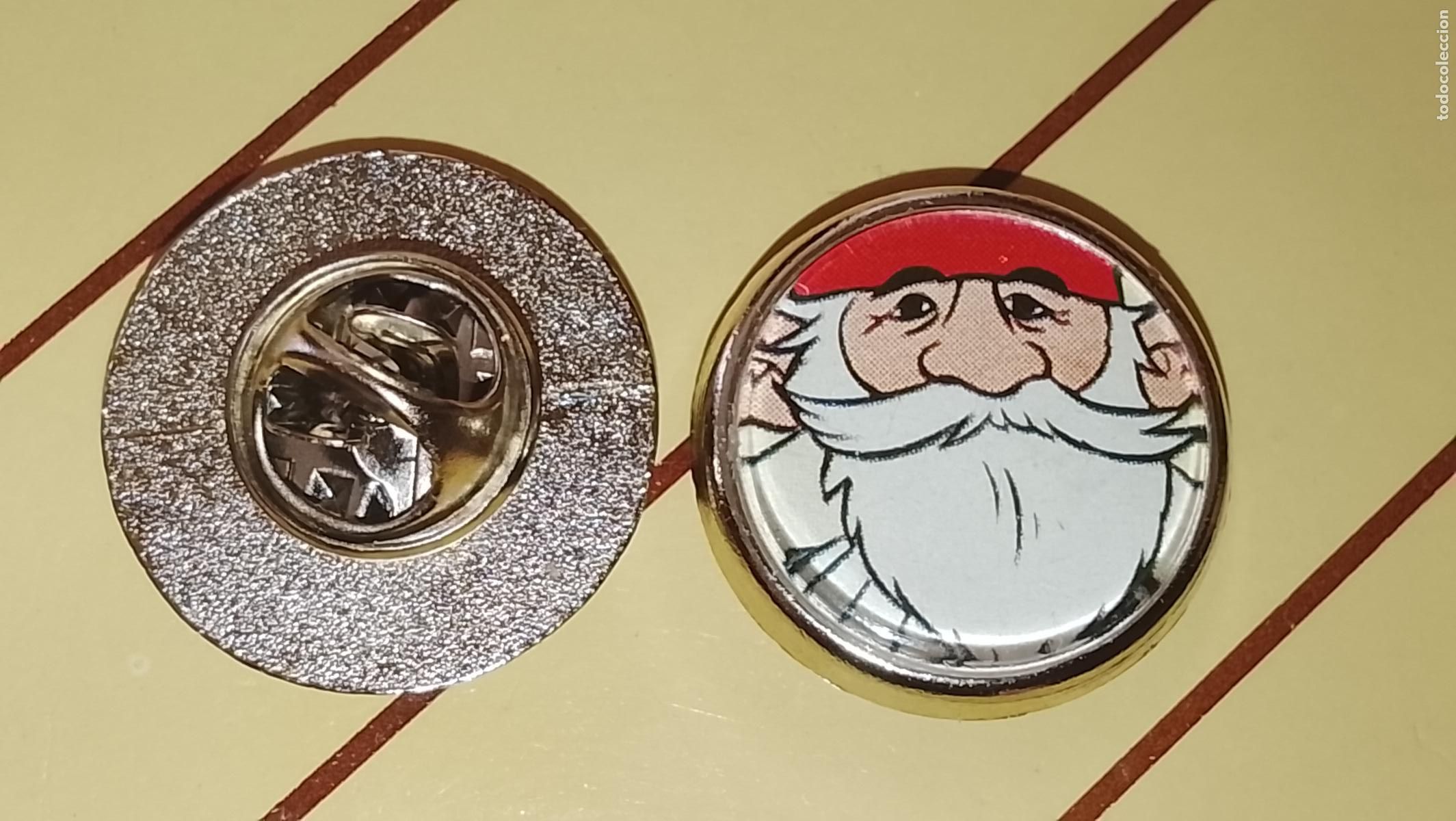 Pins de colecci&oacute;n: pin metal REDONDO - PERSONAJES DE LA SERIE DAVID EL GNOMO , LISA Y SU FAMILIA