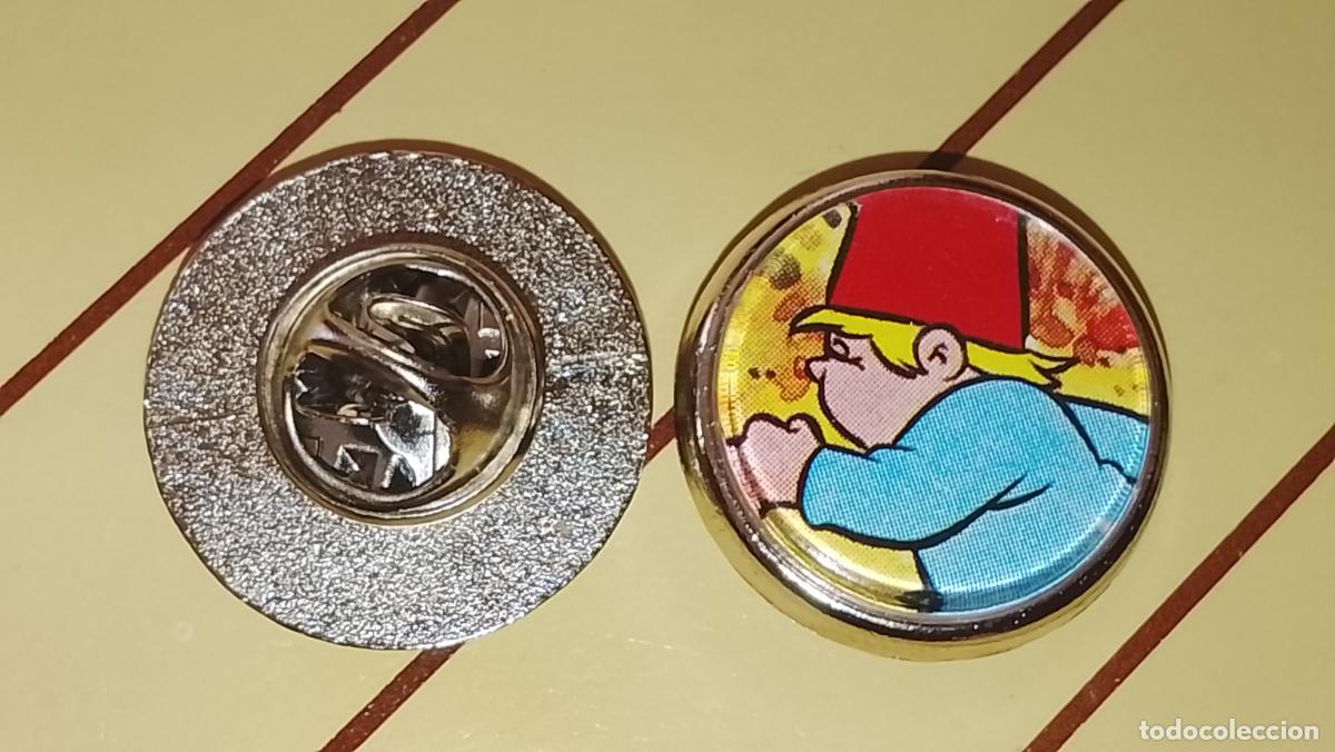 Pins de colecci&oacute;n: pin metal REDONDO - PERSONAJES DE LA SERIE DAVID EL GNOMO , LISA Y SU FAMILIA