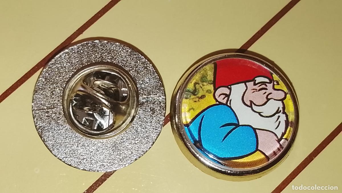 Pins de colecci&oacute;n: pin metal REDONDO - PERSONAJES DE LA SERIE DAVID EL GNOMO , LISA Y SU FAMILIA