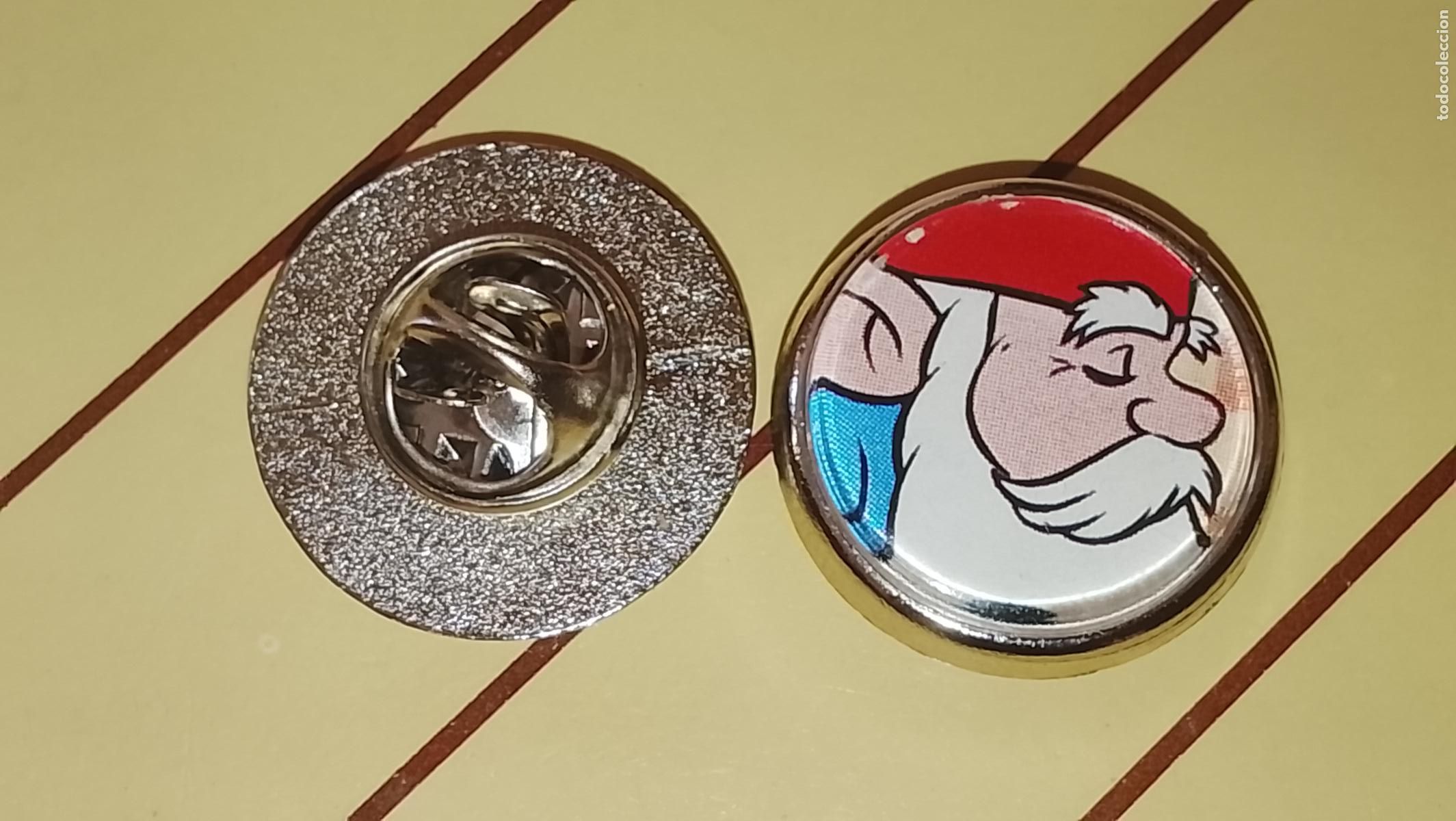 Pins de colecci&oacute;n: pin metal REDONDO - PERSONAJES DE LA SERIE DAVID EL GNOMO , LISA Y SU FAMILIA