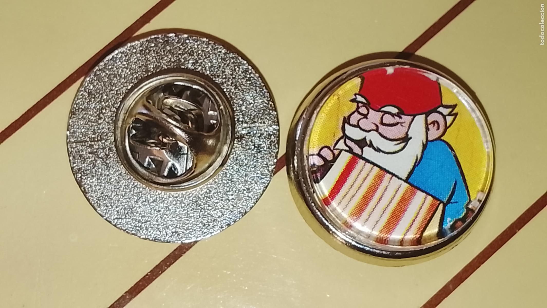 Pins de colecci&oacute;n: pin metal REDONDO - PERSONAJES DE LA SERIE DAVID EL GNOMO , LISA Y SU FAMILIA