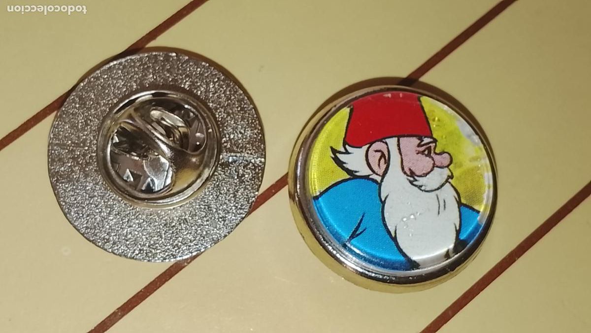 Pins de colecci&oacute;n: pin metal REDONDO - PERSONAJES DE LA SERIE DAVID EL GNOMO , LISA Y SU FAMILIA