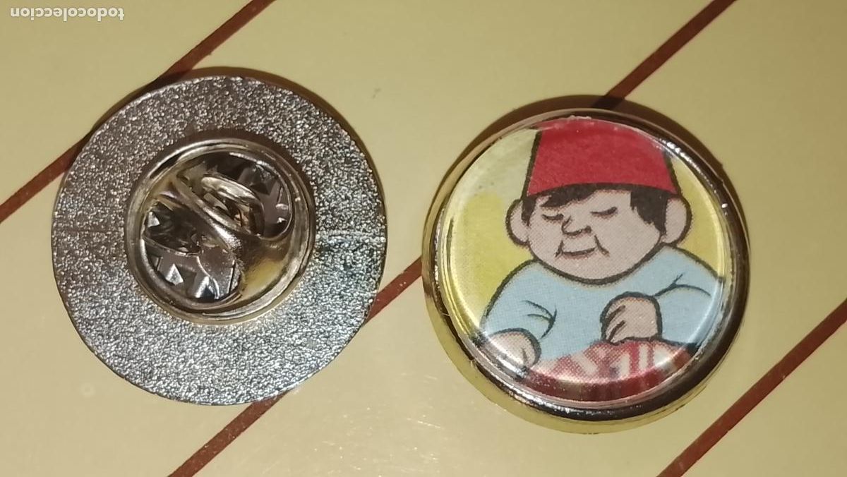 Pins de colecci&oacute;n: pin metal REDONDO - PERSONAJES DE LA SERIE DAVID EL GNOMO , LISA Y SU FAMILIA