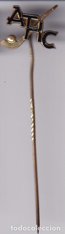 Pins de colecci&oacute;n: ANTIGUA INSIGNIA DE AGUJA LARGA ATHC ATLETIC HOCKEY CLUB