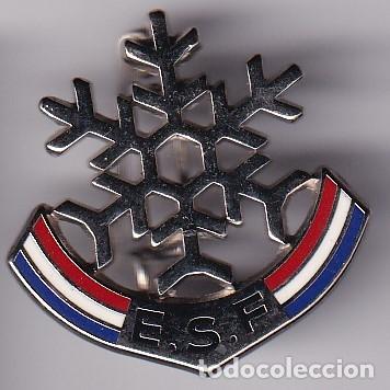 Pins de cole&ccedil;&atilde;o: INSIGNIA DE IMPERDIBLE DE LA FEDERACION FRANCESA DE ESQUI