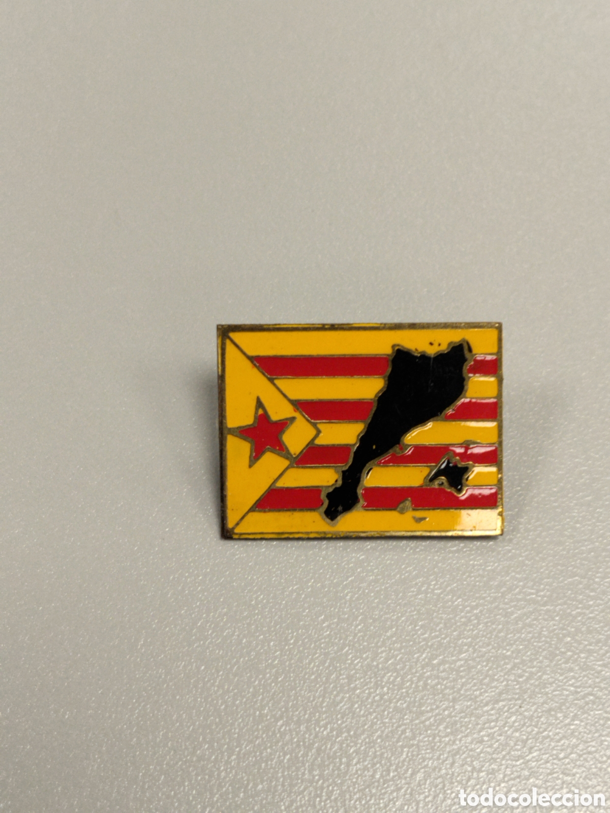Pins de colecci&oacute;n: Insignia pol&iacute;tica transici&oacute;n independentista catalunya.erc.terra lliure.mdt.pce i.psan.ppcc.soc.ipc