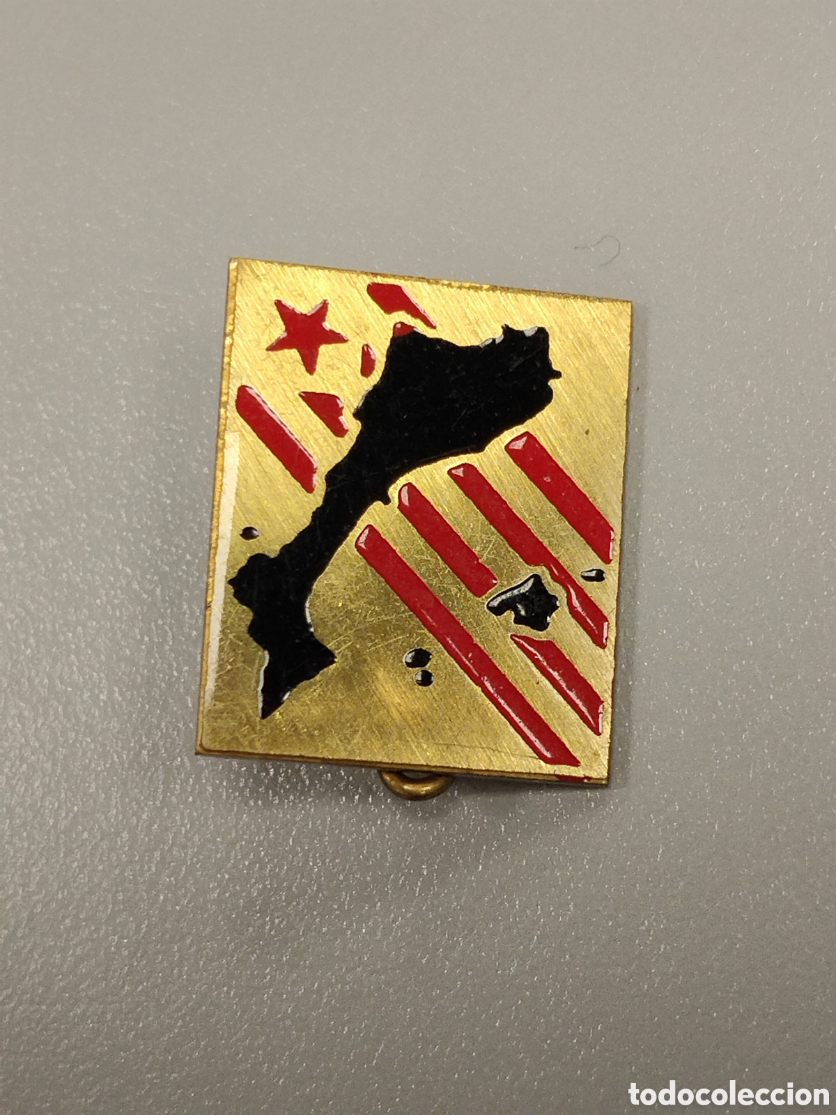 Pins de cole&ccedil;&atilde;o: Insignia pol&iacute;tica transici&oacute;n independentista catalunya.erc.terra lliure.mdt.pce i.psan.ppcc.soc.ipc