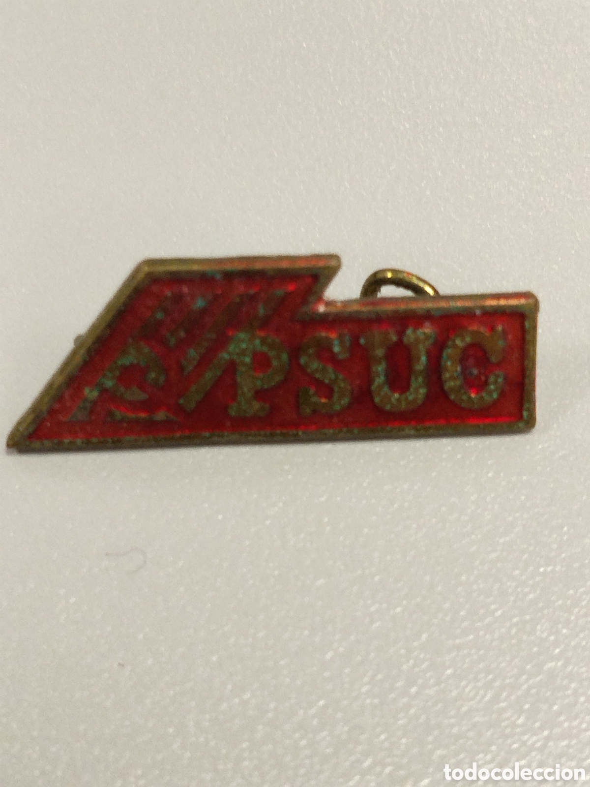Pins de cole&ccedil;&atilde;o: Insignia pol&iacute;tica transici&oacute;n comunista PSUC.pce.ccoo.psoe.pcoe.pte.ort.mce.ugt.cnt.lcr.csut.sindicat