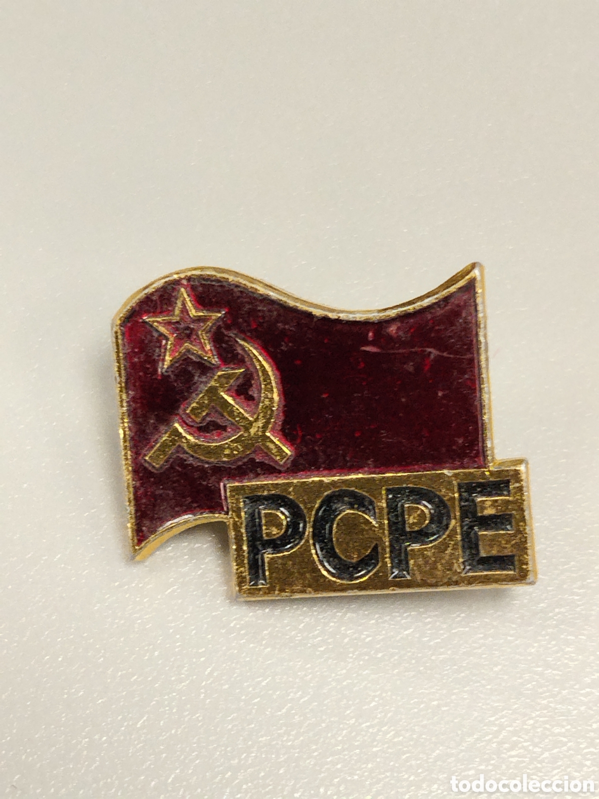 Pins de cole&ccedil;&atilde;o: Insignia pol&iacute;tica transici&oacute;n comunista Pcpe.pce.ccoo.psoe.pcoe.pte.ort.mce.ugt.cnt.lcr.csut.sindicat