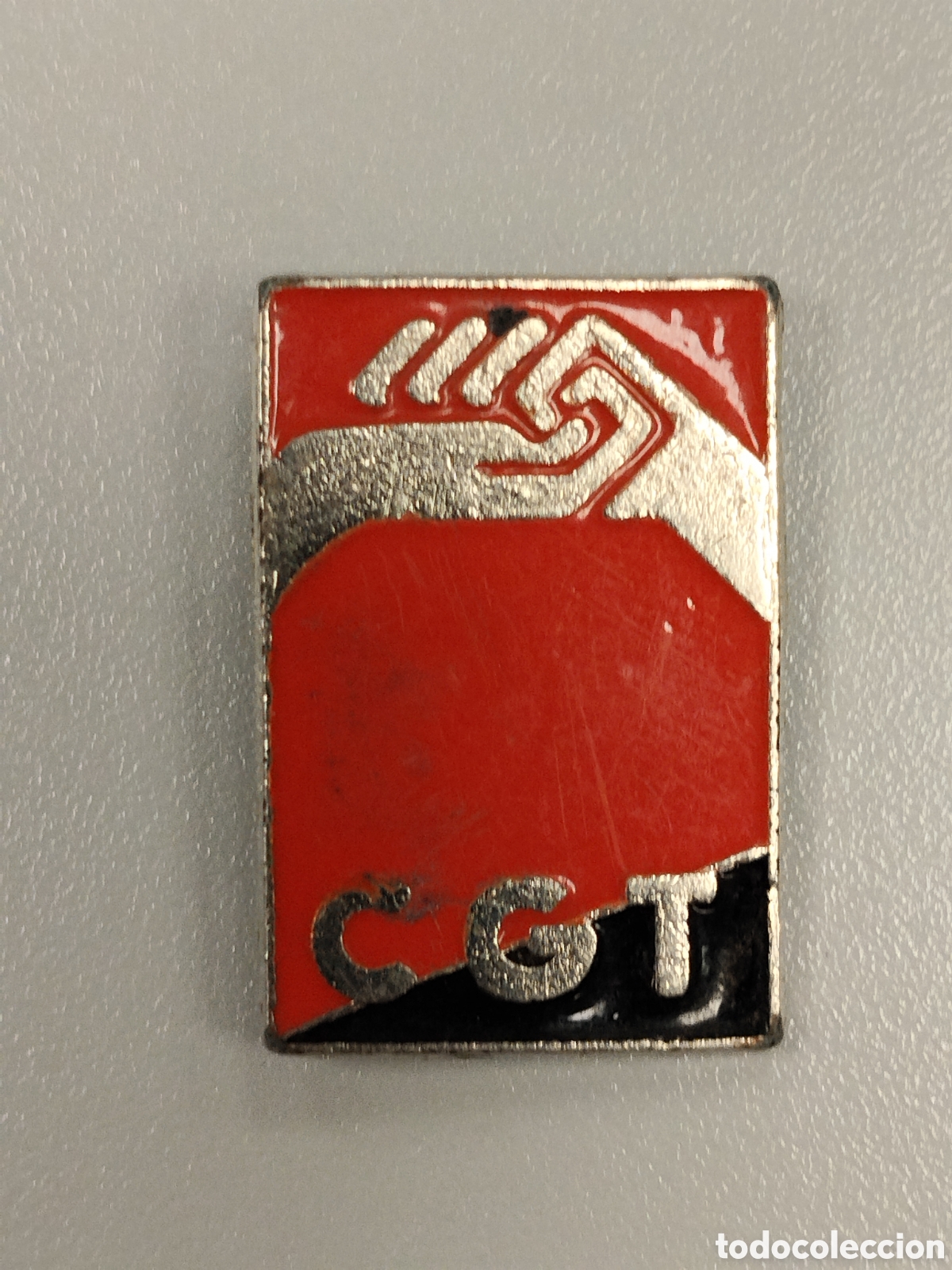 Pins de cole&ccedil;&atilde;o: Insignia pol&iacute;tica transici&oacute;n comunista CGT.pce.ccoo.psoe.pcoe.pte.ort.mce.ugt.cnt.lcr.csut.sindicat