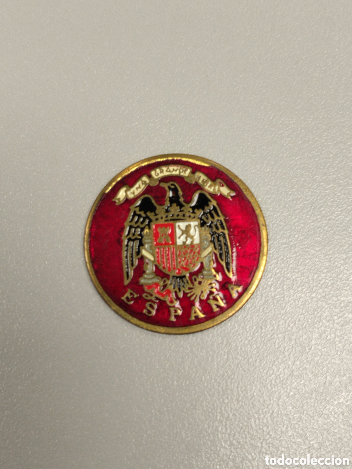 Pins de cole&ccedil;&atilde;o: Insignia pol&iacute;tica transici&oacute;n fuerza nueva.blas pilar.frente nacional.fnt.at.falange.comunion tradici