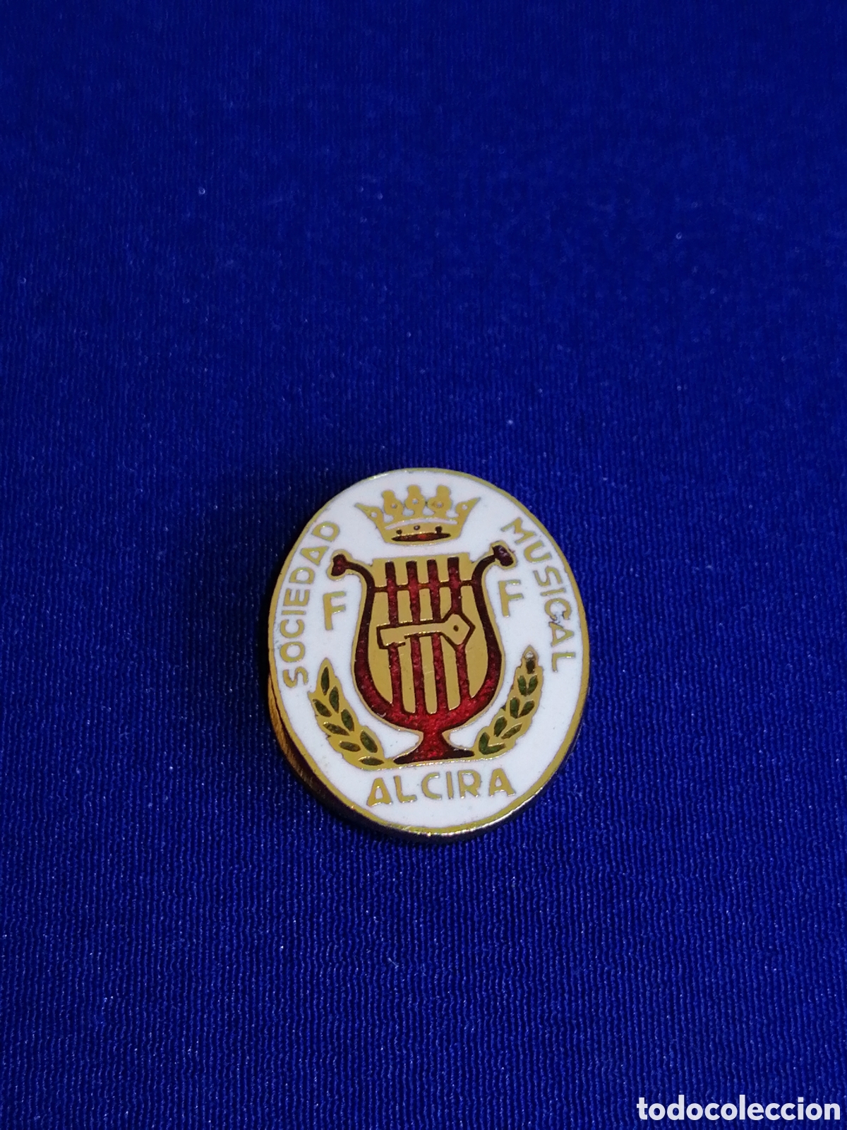 Pins de colecci&oacute;n: SOCIEDAD MUSICAL DE ALCICIRA INSIGNIA DE OJAL