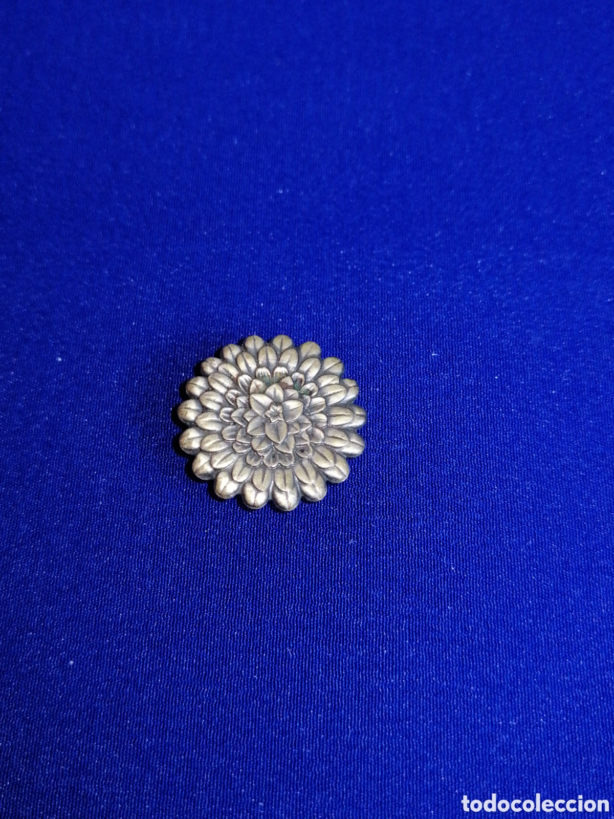 Collection pins: IBERFLORA - FERIA DE VALENCIA INSIGNIA DE OJAL ANTIGUA PLATEADA