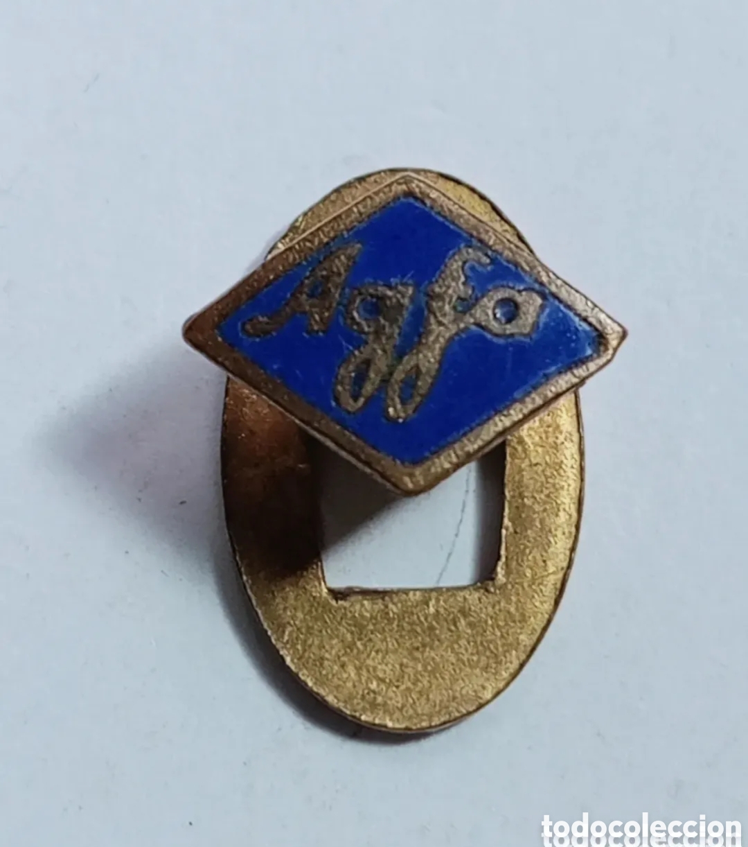 Pins de colecci&oacute;n: Antiguo Pin insignia Agfa publicidad