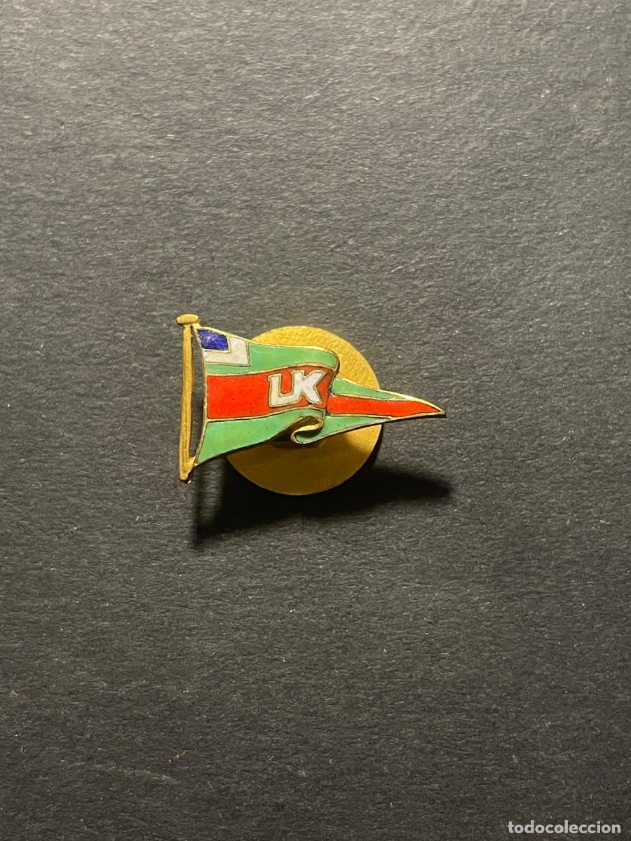 Pins de colecci&oacute;n: GASTRONOMIA - ANTIGUA INSIGNIA ESMALTADA SOLAPERA - SOCIEDAD GASTRONOMICA UR KIROLAK SAN SEBASTIAN